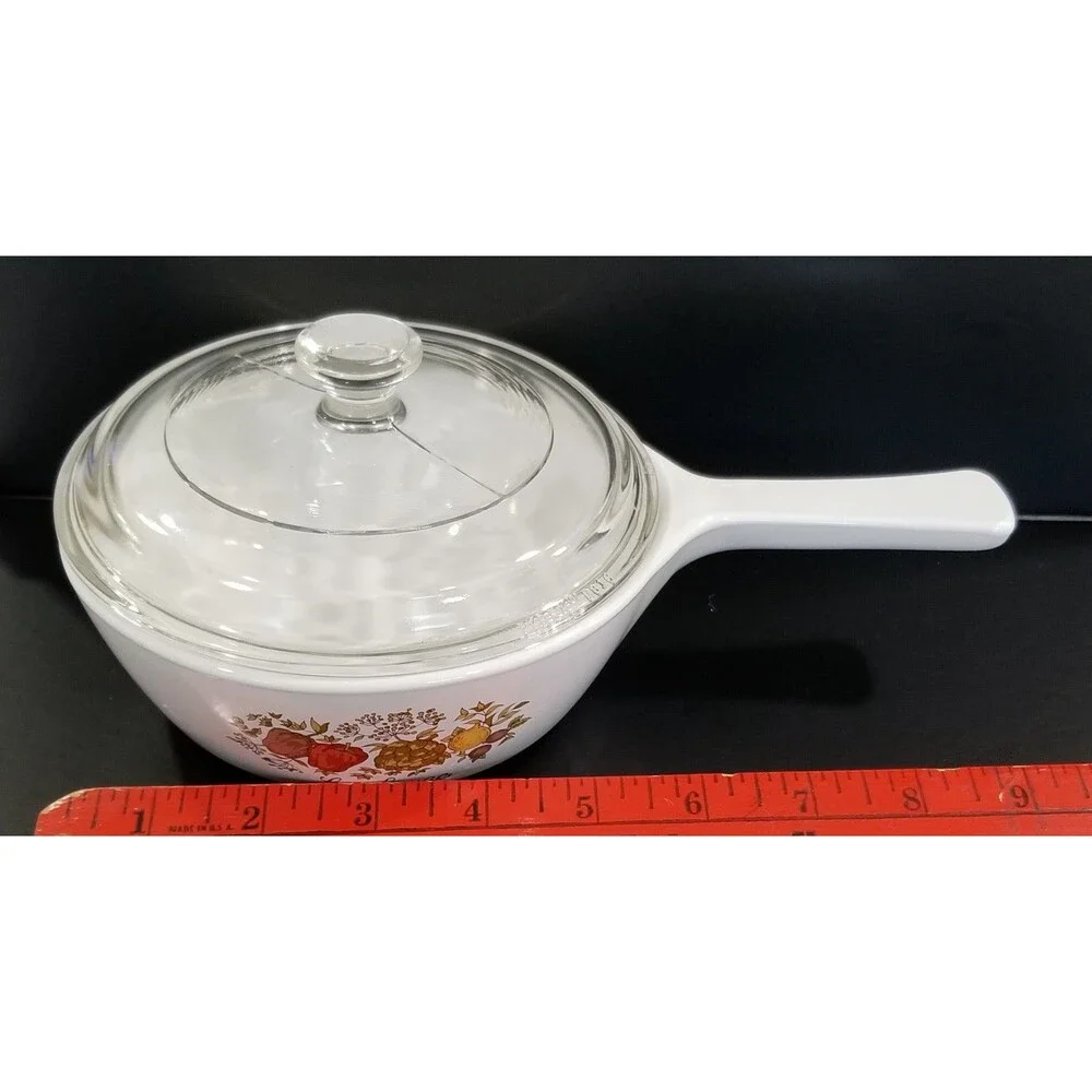 CorningWare Spice of Life La Sauge P‑81‑B 1 Pint Casserole Dish Vintage
